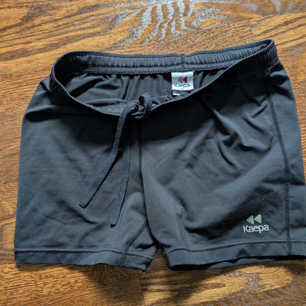 Kaepa Black Athletic Shorts - great For Volleyball Players
